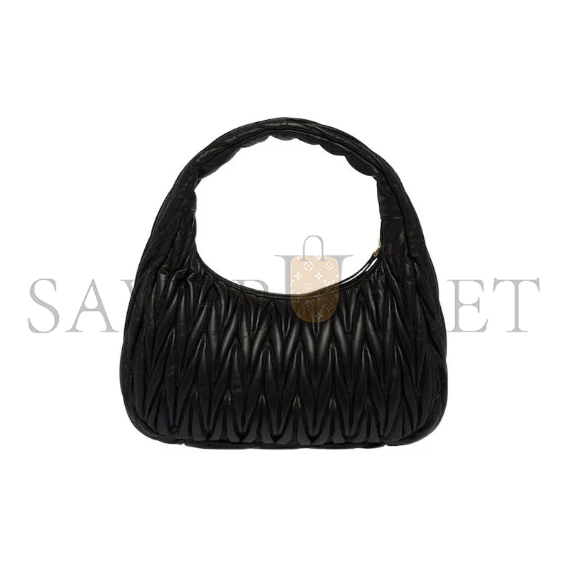 M1v M1v wander matelassÉ nappa leather hobo bag 5bc108 (29*24*9.5cm)